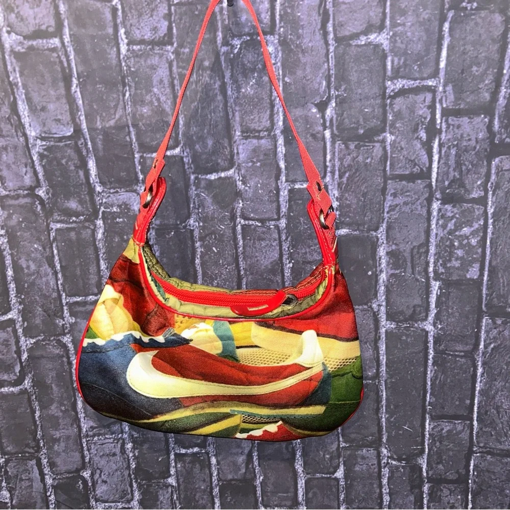 VTG NIKE Cortez Baguette Women’s  Shoulder Bag Y2K Retro Nostalgic Streetwear